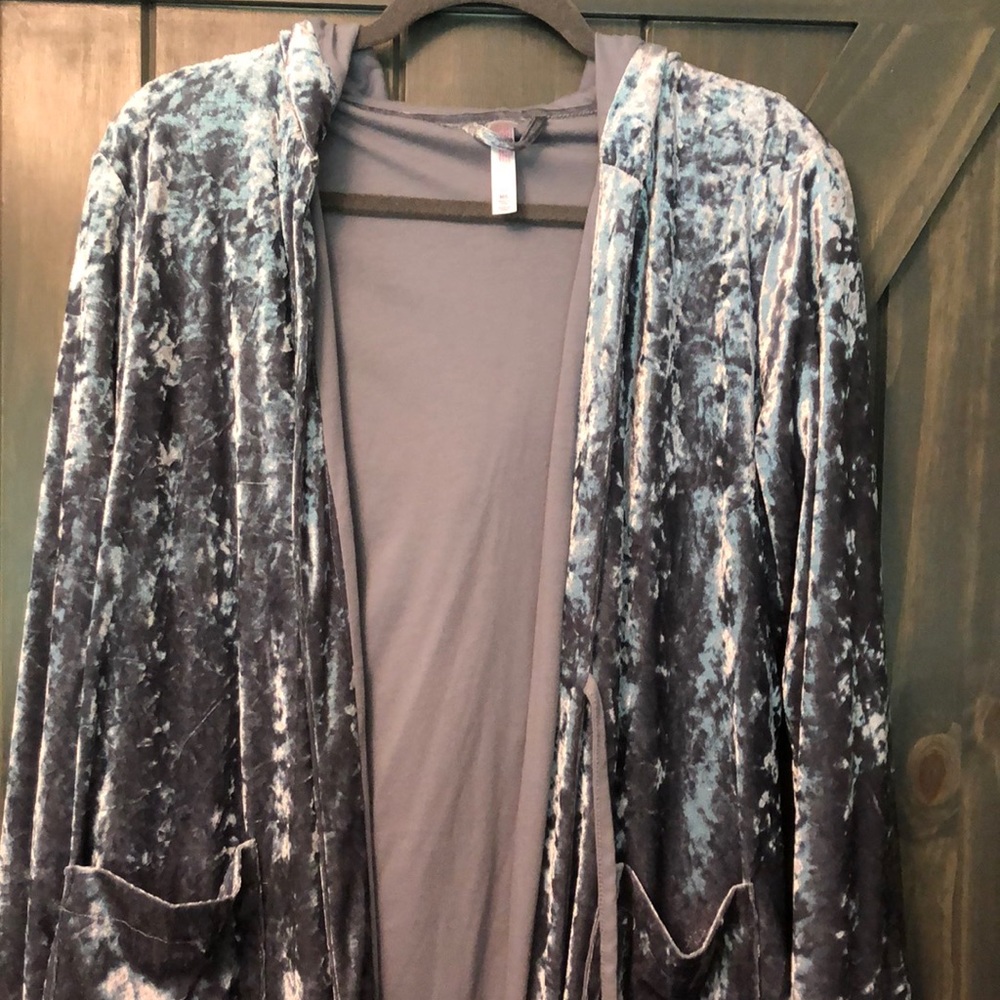 Crushed Velvet Robe